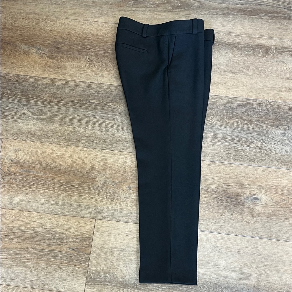 LOFT Black Ankle Suit Pants